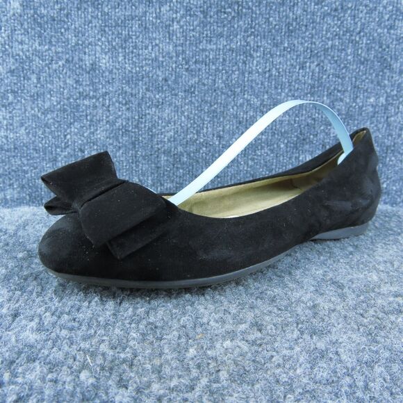 Jessica‎ Simpson Mallie Women Ballet Shoes Black Textile Slip On Size 7 Medium - Picture 1 of 9